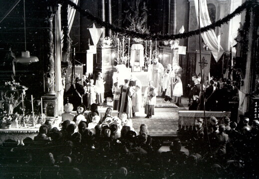 Sulzheim - (Foto von 1948) Ostermesse (02)
