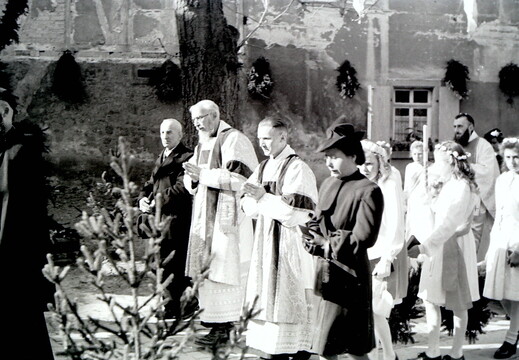 Sulzheim - (Foto von 1948) Katholische Osterprozession (02)