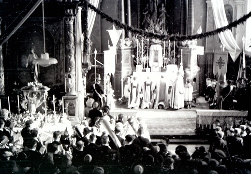 Sulzheim - (Foto von 1948) Ostermesse (01)
