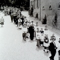 Katholische Kirche - (Foto von 1957) Primiz Hans Böhm (22) Prozession