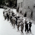 Katholische Kirche - (Foto von 1957) Primiz Hans Böhm (21) Prozession