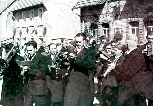 Sulzheim - (Foto von 1948) Katholische Osterprozession (04)