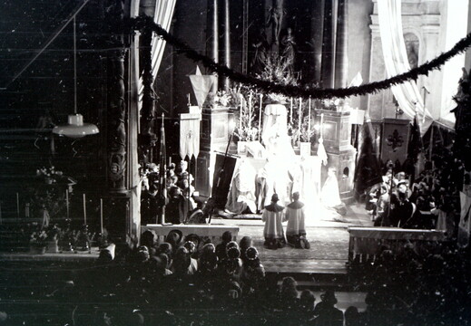 Sulzheim - (Foto von 1948) Ostermesse (04)