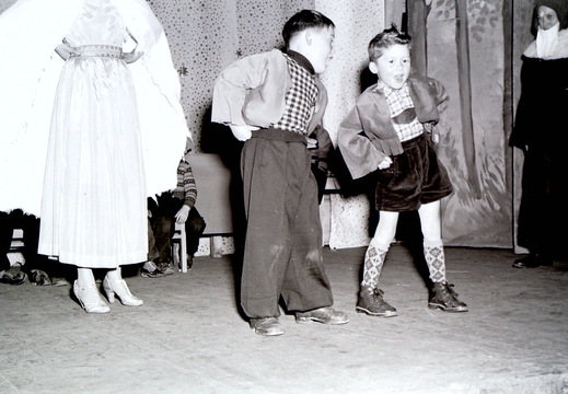 Kindergarten - (Foto von 1953) Weihnachtsfeier (04)