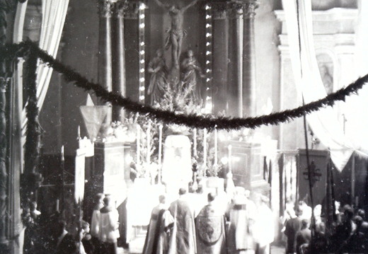Sulzheim - (Foto von 1948) Ostermesse (05)