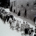 Katholische Kirche - (Foto von 1957) Primiz Hans Böhm (20) Prozession