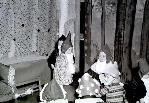 Kindergarten - (Foto von 1953) Weihnachtsfeier (08)