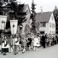 Katholische Kirche - (Foto von 1957) Primiz Hans Böhm (11) Prozession