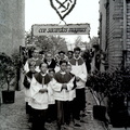 Katholische Kirche - (Foto von 1957) Primiz Hans Böhm (23) Prozession