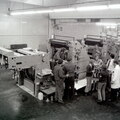 Druckerei Greim - (Foto von 1974) Feierliche Inbetriebnahme neuer Druckmaschinen