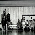 RG 1900 Armsheim - (Foto von 1963) Kunstradturnier (07) Turnieransprache / Kameramann