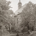 Sulzheim - (Foto von 1960) Katholische Kirche St. Philippus und Jakobus