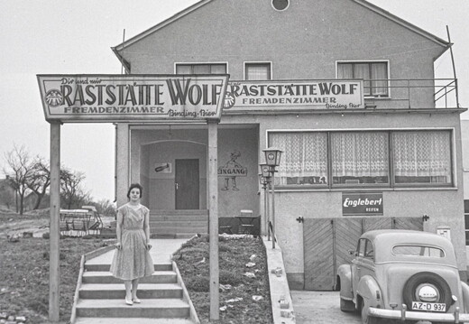 Sulzheim - (Foto von 1957) Raststätte Wolf (04)
