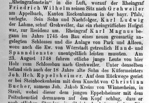 25jähriges Stiftungsfest des Gesangverein Sängerbund Wörrstadt vom 27. - 29. Juni 1903 / Buchauszug Seite 07
