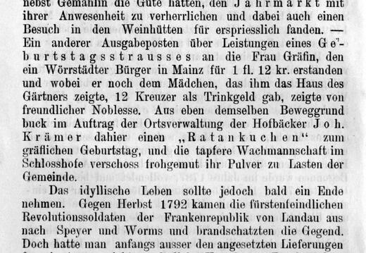 25jähriges Stiftungsfest des Gesangverein Sängerbund Wörrstadt vom 27. - 29. Juni 1903 / Buchauszug Seite 10