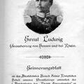 25jähriges Stiftungsfest des Gesangverein Sängerbund Wörrstadt vom 27. - 29. Juni 1903: Erinnerungsblatt