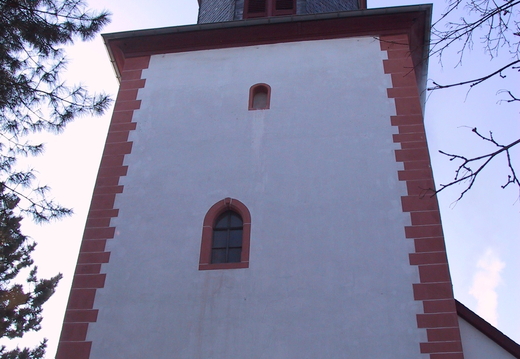 Evangelische Kirche - (Foto von 2008) Kirchturm