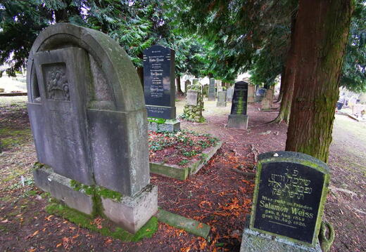 Neuer jüdischer Friedhof - (Foto von 2022) Grabsteine