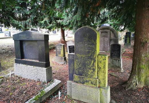 Neuer jüdischer Friedhof - (Foto von 2022) Grabsteine