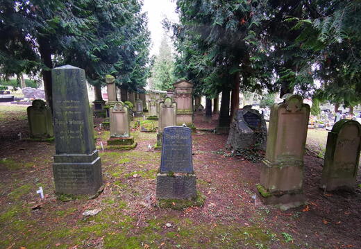 Neuer jüdischer Friedhof - (Foto von 2022) Grabsteine