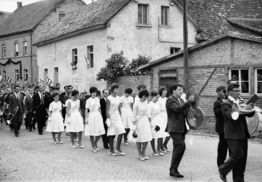 Gabsheim - (Foto von 1964) Sängerfest zum 50jährigen Jubiläum (17) 