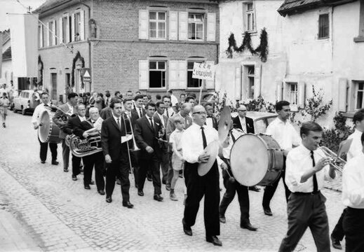 Gabsheim - (Foto von 1964) Sängerfest zum 50jährigen Jubiläum (18) 