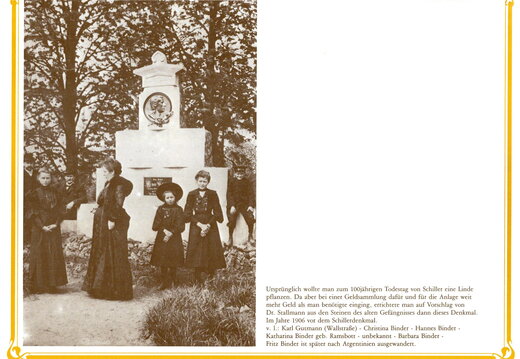 Schillerdenkmal (Foto von 1906)