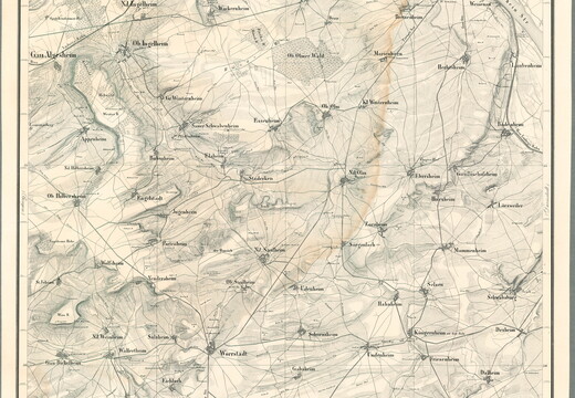 Grossherzogthume Hessen (1850) Kartenblatt 21
