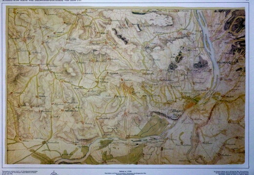 Schmitt'sche Karte  von Südwestdeutschland (1797) 