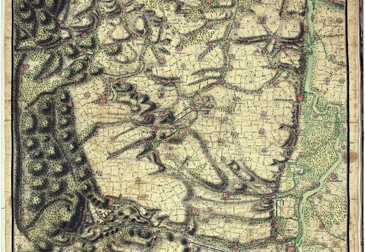 Carte Particuliere (1696, 1697) Teil der Kurpfalz / Kurfürstentum Mainz / Bistum Worms