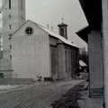 Katholische Kirche - (Foto von 1968) Seitenansicht Gabsheimer Weg