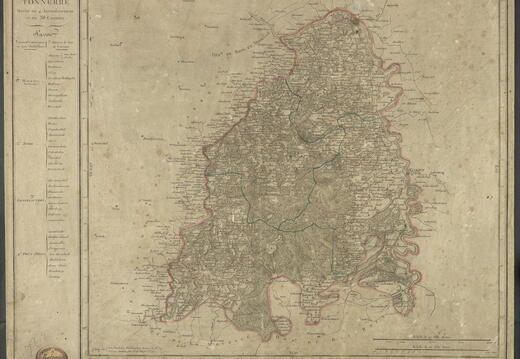 Département du Mont-Tonnerre (1800) mit Kanton "Woerstadt"
