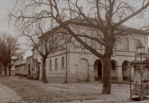 Amtsgericht - (Foto von 1910) Pariser Str. Ecke Jahnstr. 