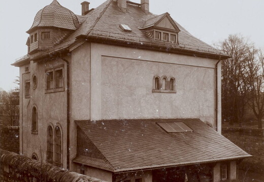 Amtsgericht - (Foto von 1910) Seitenansicht