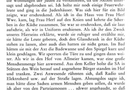 Jüdisches Leben in Wörrstadt während der nationalsozialistischen Zeit (1) 1938 / Kristallnacht