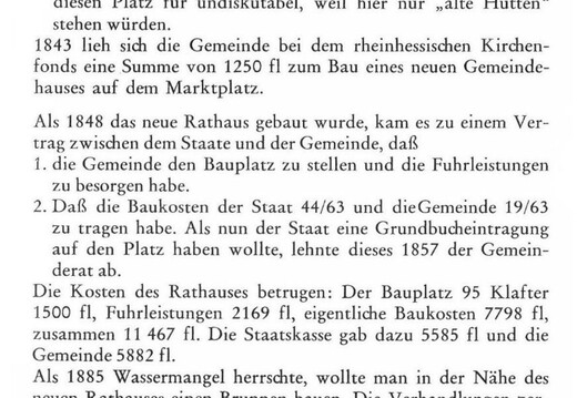 Altes Rathaus II / 1848 - 1903 