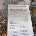Ausscheller - (Foto von 2020) Skulptur "Karl Ritzinger" / Informationstafel