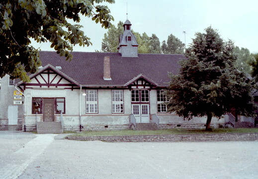 Neubornhalle - (Foto von 1979) als Mehrzweckhalle der Turn- u. Sportgemeinde e.V. 