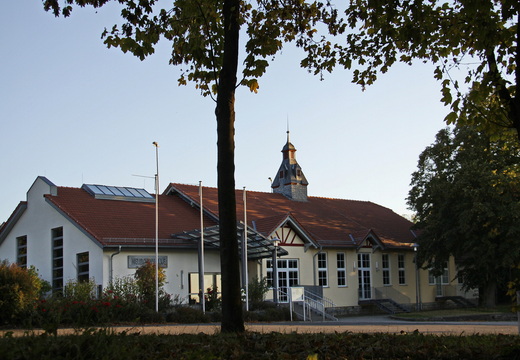 Neubornhalle - (Foto von 2018) Jahnstraße am Marktplatz