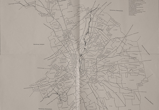 Gemarkung Wörrstadt - Fluren, Flurnamen vor 1890