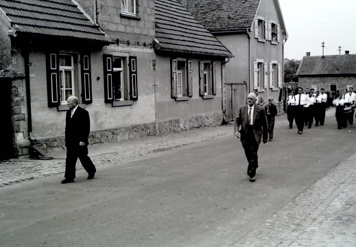 Karnevalverein - (Foto von 1958) Festzug der Fanfaren (13)