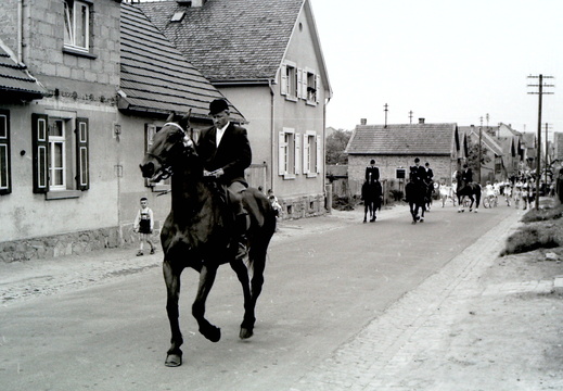 Karnevalverein - (Foto von 1958) Festzug der Fanfaren (09)