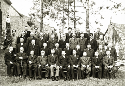 Ober-Saulheim - (Foto von 1953) Herrenchor (03)