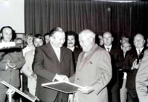 Saulheim - (Foto von 1974) Partnergemeinde Beire-le-Châtel (04)