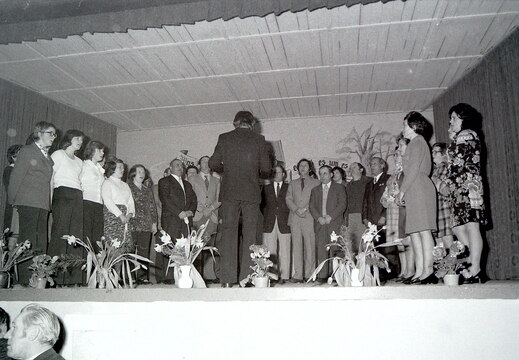 1974  Feier zur Hallenerweiterung TuS Wolfsheim