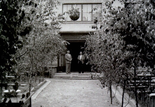 GV Liederkranz - (Foto von 1960) Sängerheim / Hof