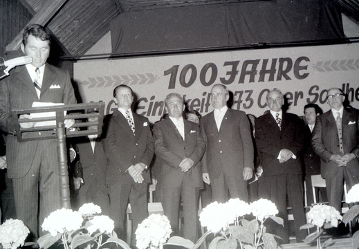 MGV Einigkeit 1873 Ober-Saulheim (1973) Sängerfest zum 100-jährigen Jubiläum