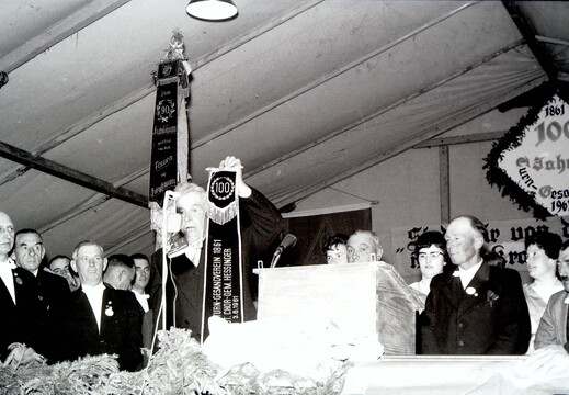 Spiesheim - (Foto von 1961) 100-jähriges Vereinsjubiläum Turn-Gesangverein 1861 (24)