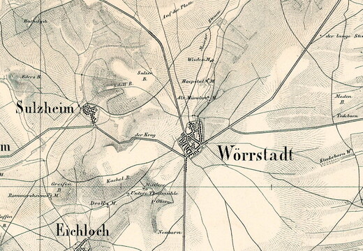 Wörrstadt mit den Mühlen