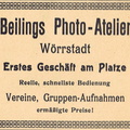 Beilings Photo-Atelier, 1925